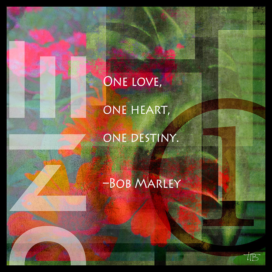 Bob Marley Digital Art - One by Tammy Beard
