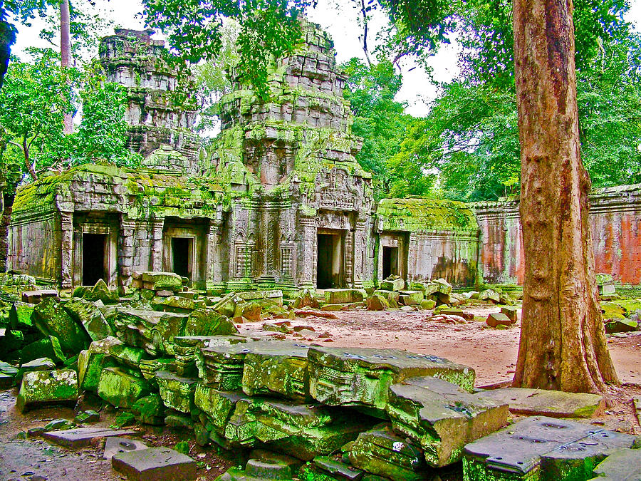 One View of Ta Prohm in Angkor Wat Archeological Ta Prohm in Angkor Wat ...