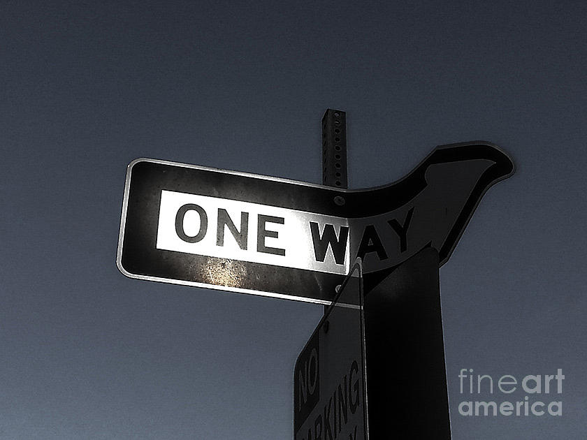 One Way Photograph by Fei A