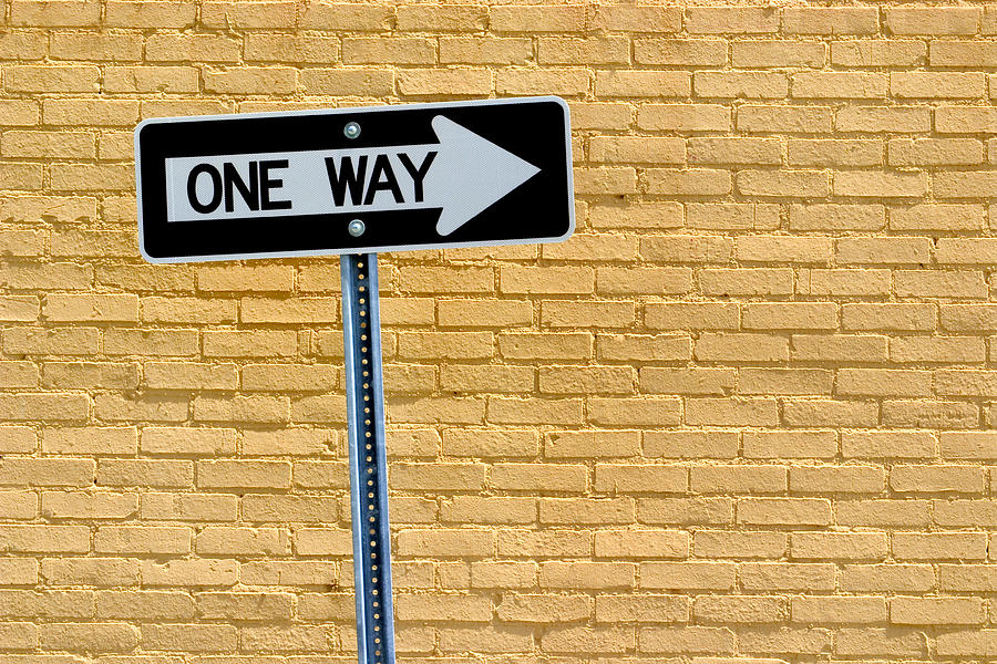 One Way Sign Photograph by Admir Gorcevic - Fine Art America