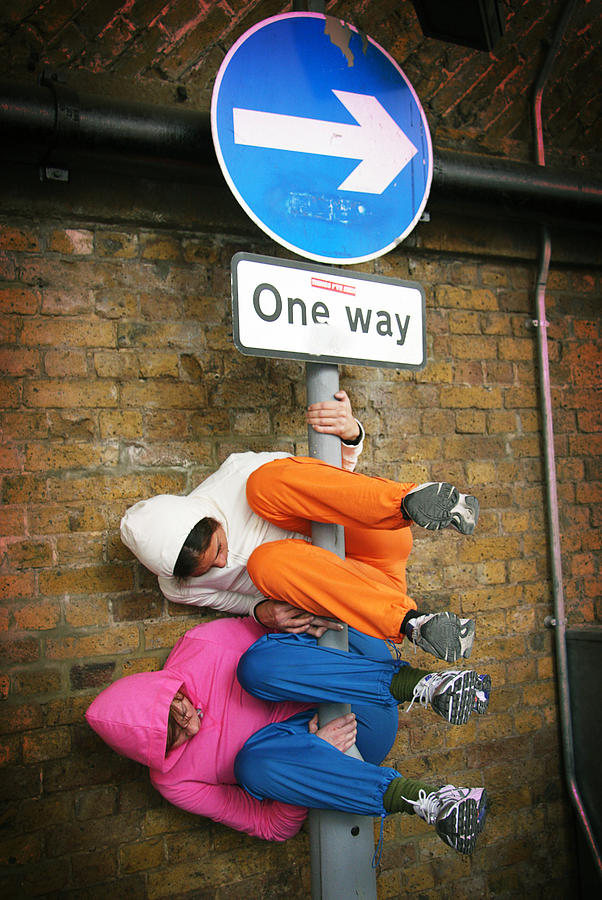 London Photograph - One Way by Stephen Norris