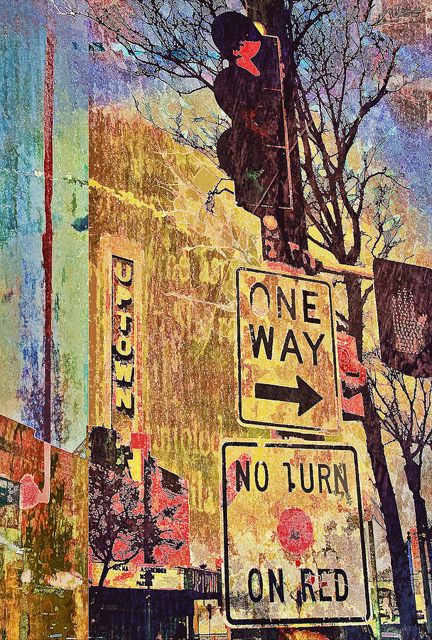 One Way to Uptown Digital Art by Susan Stone
