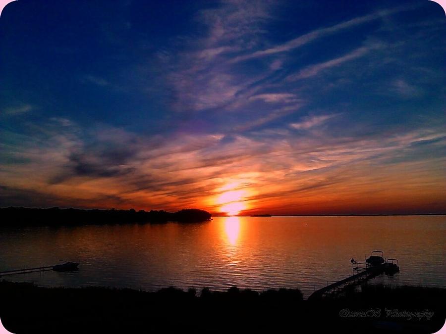Sunset Photograph - Oneida Lake Sunset by Brooke Boulanger