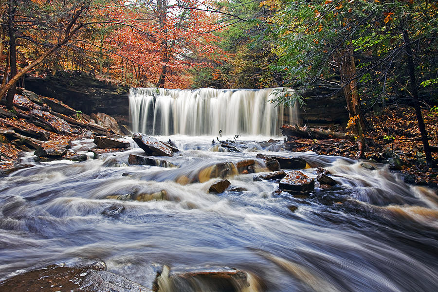 Oneida Waterfall Photograph by Marcia Colelli - Fine Art America