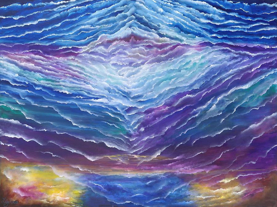 Fantasy Painting - Oneness by Lily Nava-Nicholson Fantasy Painting - Oneness by Lily Nava-Nicholson