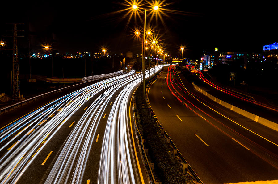 Oneway Traffic Photograph by Yam Amir - Pixels