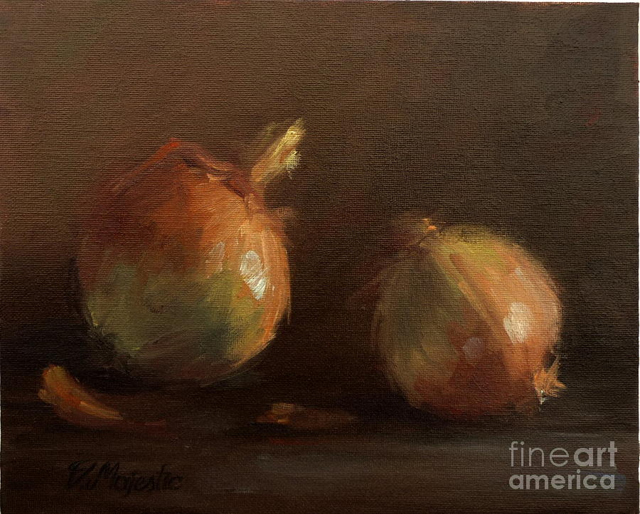 Onions Painting by Viktoria K Majestic