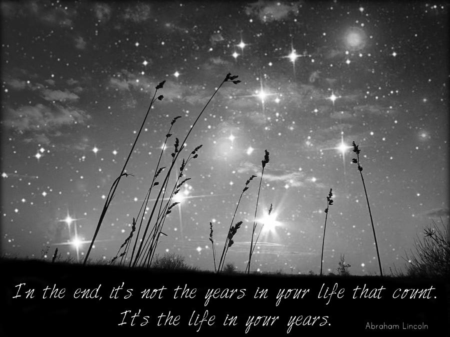 Only The Stars and Me...In The End... Photograph by Marianna Mills
