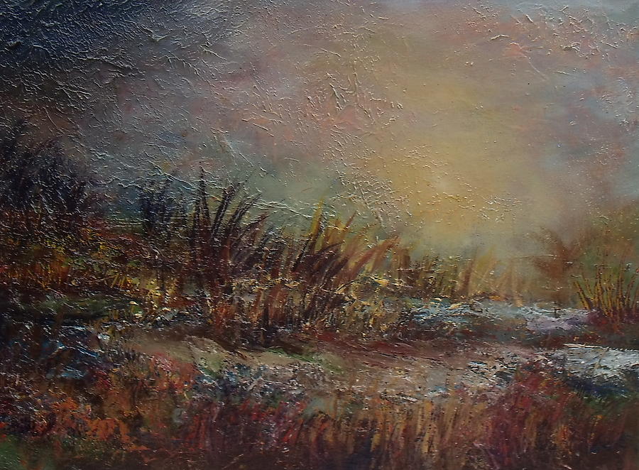 Irish Landscape Painting - Onset of Evening by Donna McGee