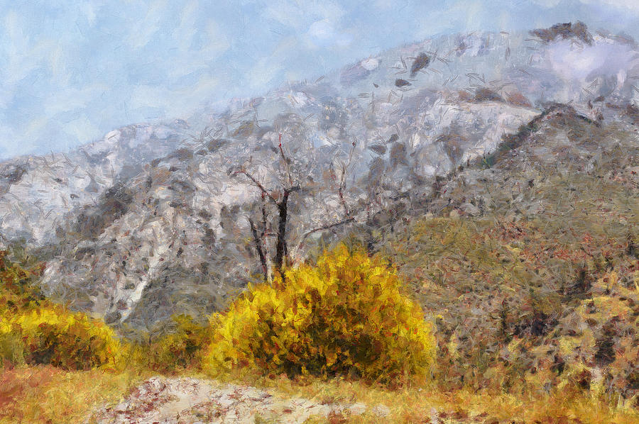 Onyx Peak Spring Painting by Viktor Savchenko