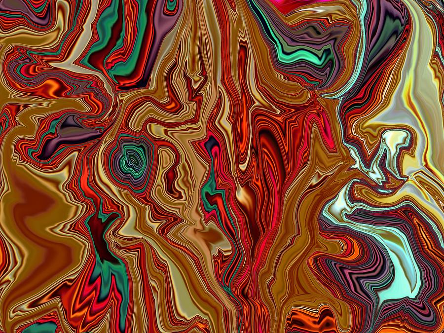 Abstract Digital Art - Oogaboo by Jim Williams