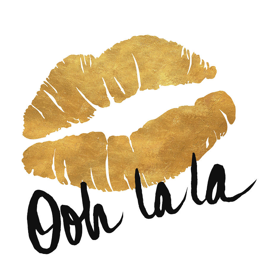 Ooh Mixed Media - Ooh La La Lips by South Social Studio