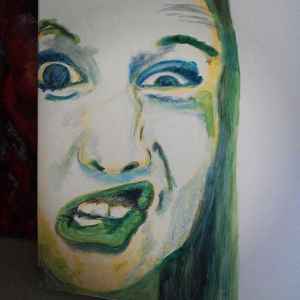Oops, I Painted A Self-portrait Photograph by Kristy Cothran