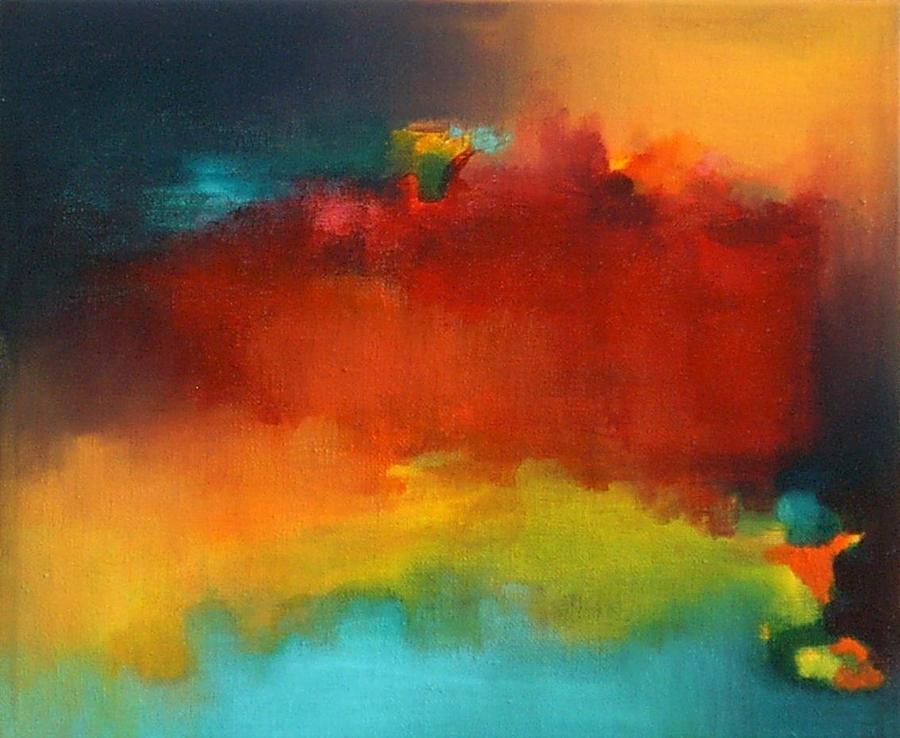 Abstract Painting - Opal 3 by Marta Zamarska