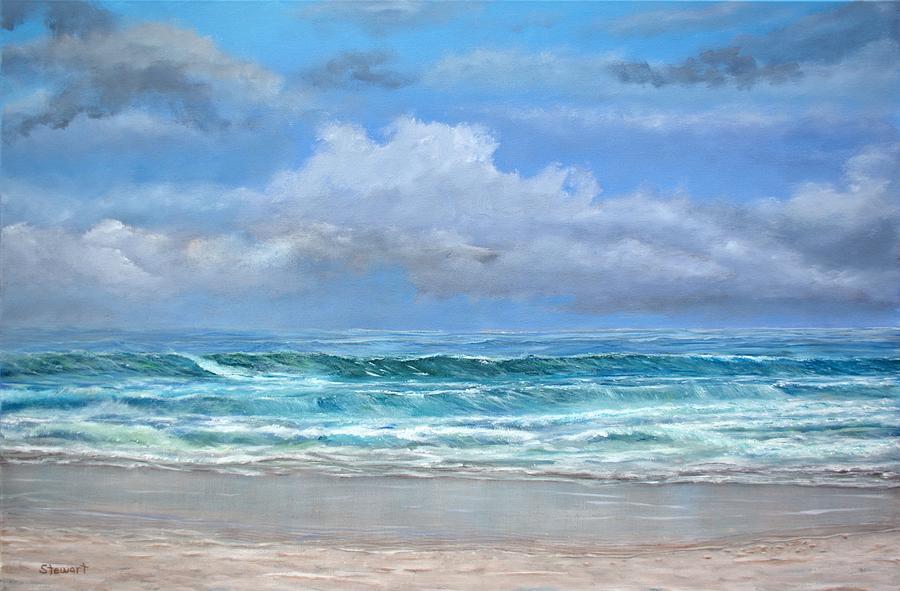 Open Beach Painting by William Stewart