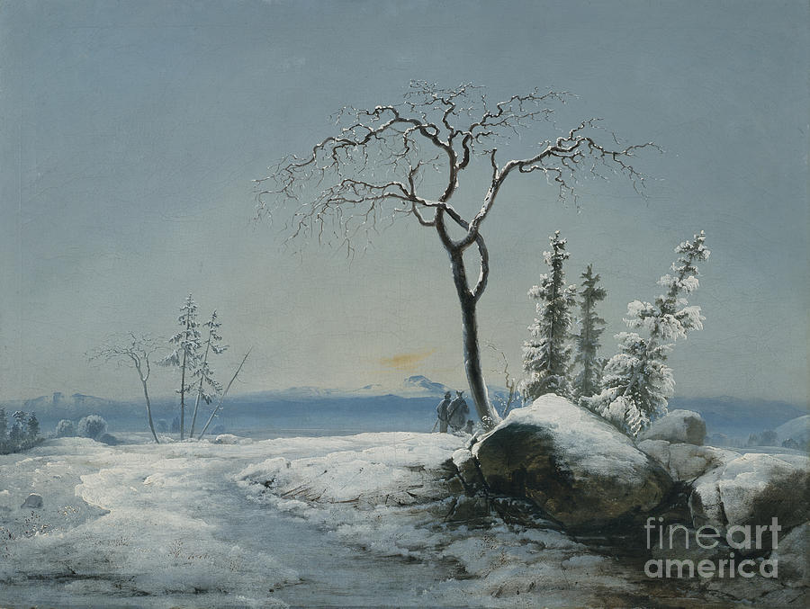 Open country from Finnmarksvidda Painting by Peder Balke
