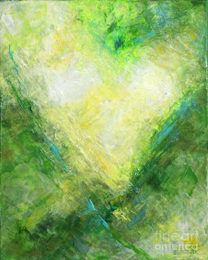 Open Heart Painting by Belinda Capol