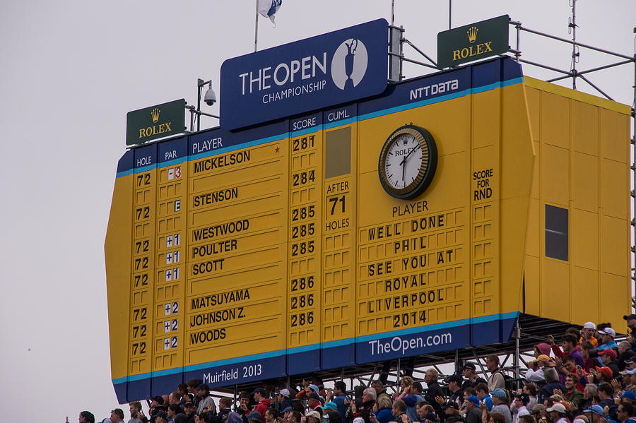 Open Leaderboard Photograph by Keith Thorburn LRPS EFIAP CPAGB Fine
