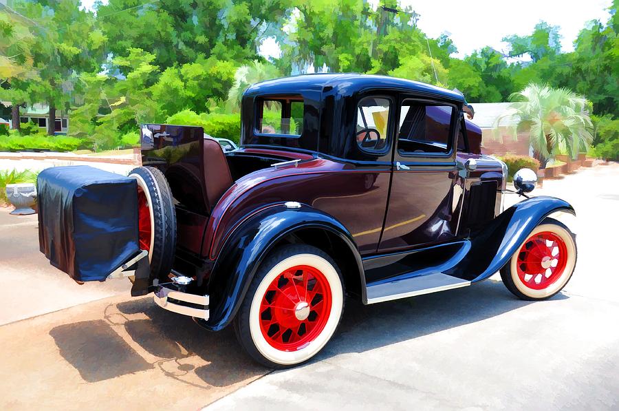 Vehicles Photograph - Open Rumble Seat by Jan Amiss Photography