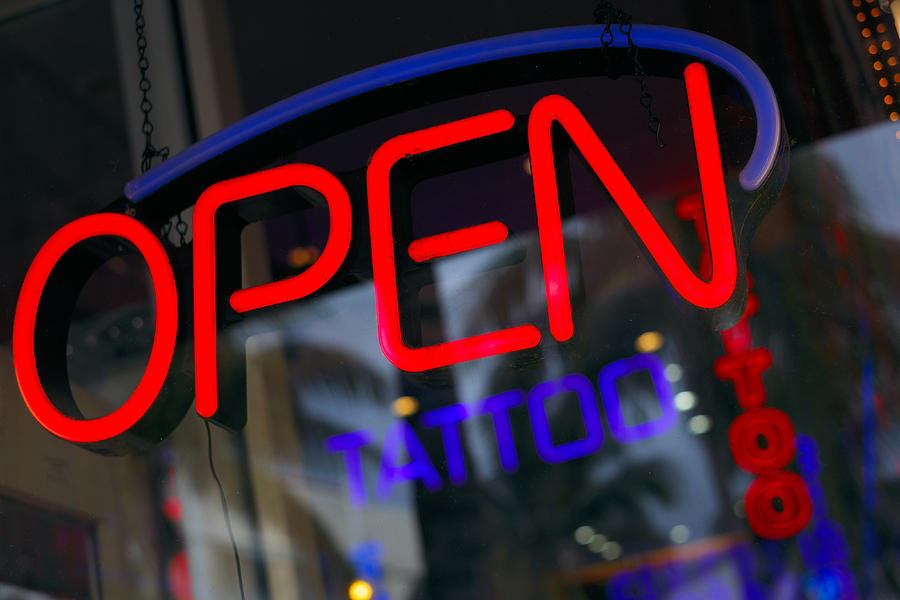 Open Sign Photograph by Raul Rodriguez