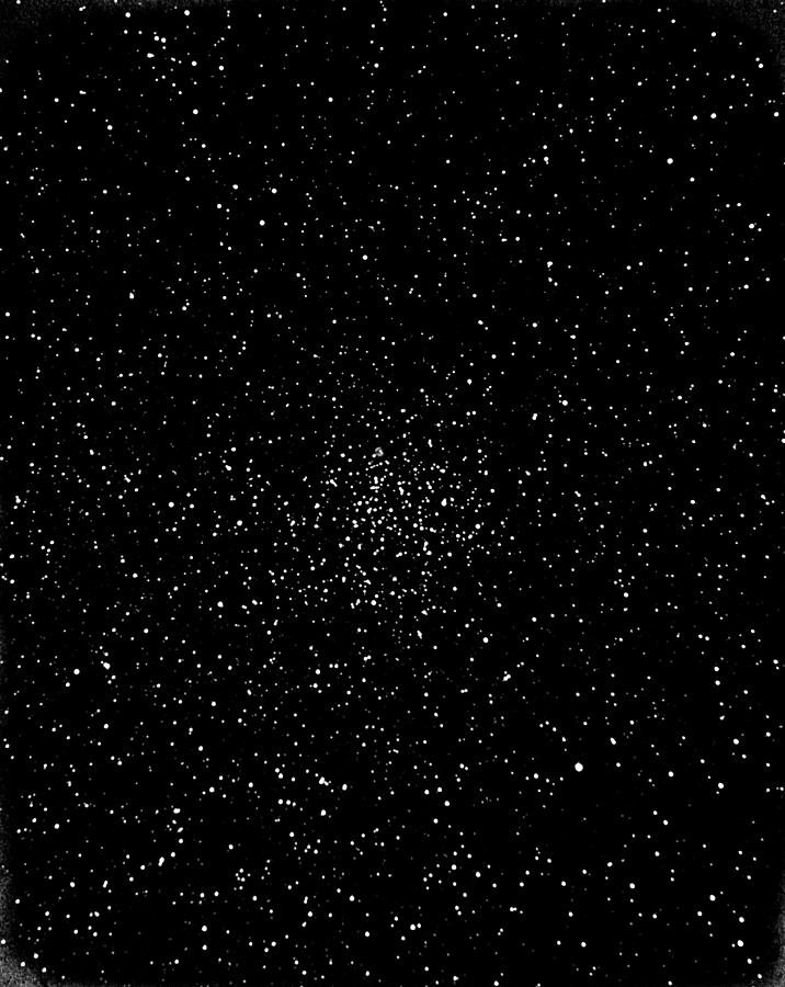 Open star cluster M46, 19th century Photograph by Science Photo Library