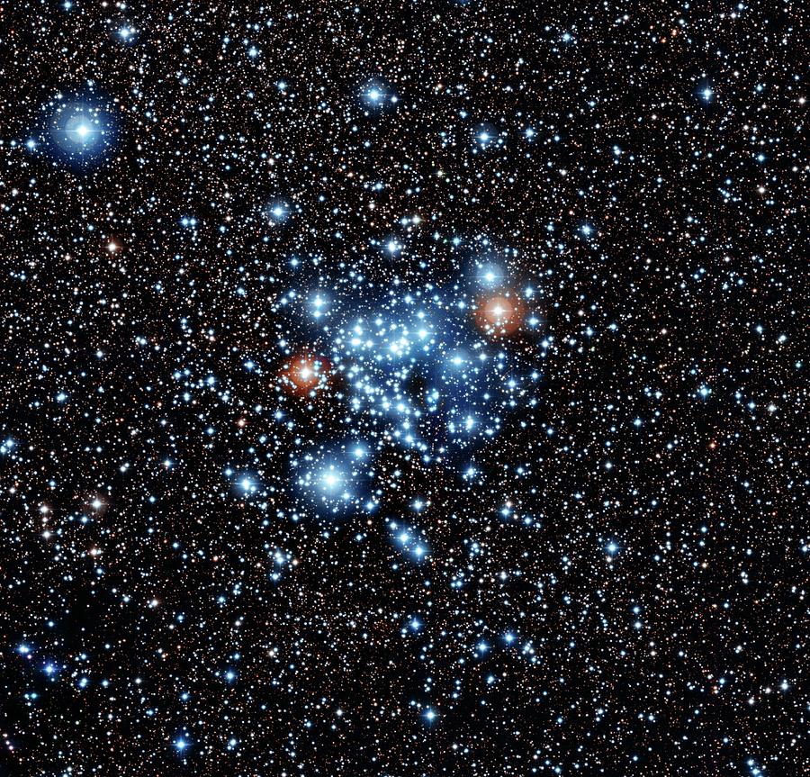Open Star Cluster Ngc 3766 Photograph by European Southern Observatory