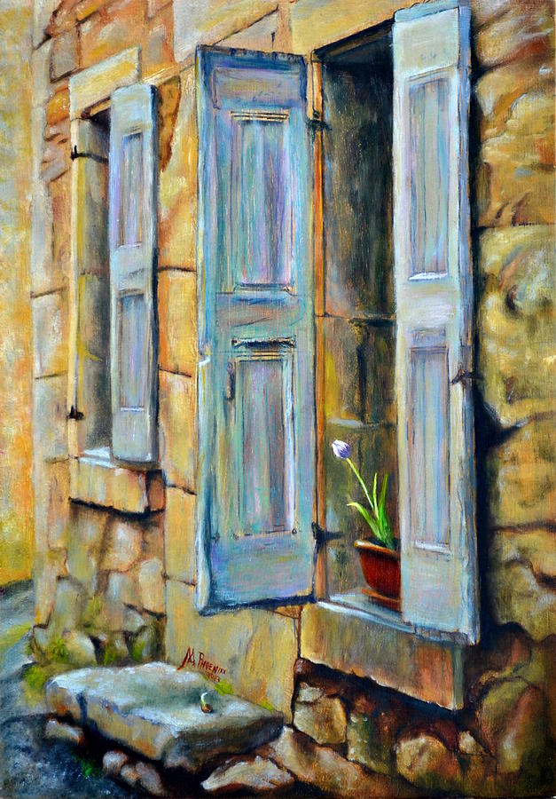 Oil Painting - Open the Door by Maxx Phoenixx Oil Painting - Open the Door by Maxx Phoenixx