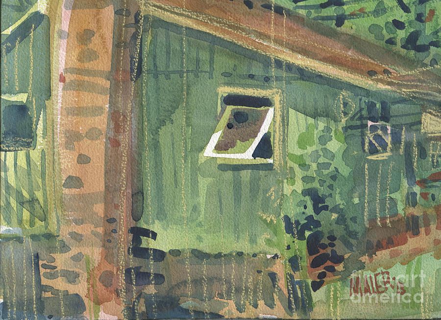 House Painting - Open Window by Donald Maier