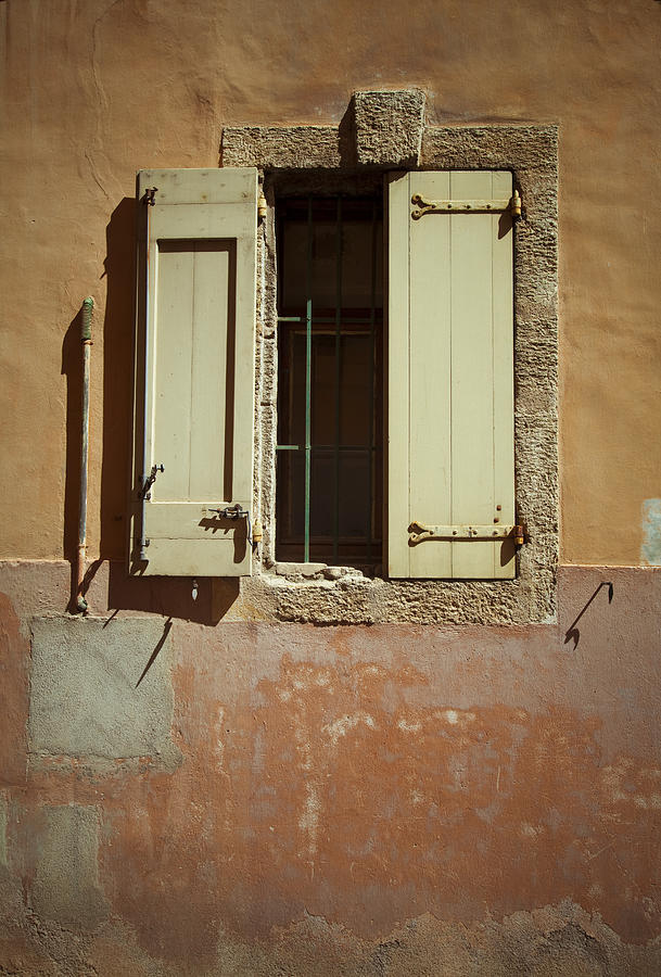 Open window shutters Photograph by Maria Heyens