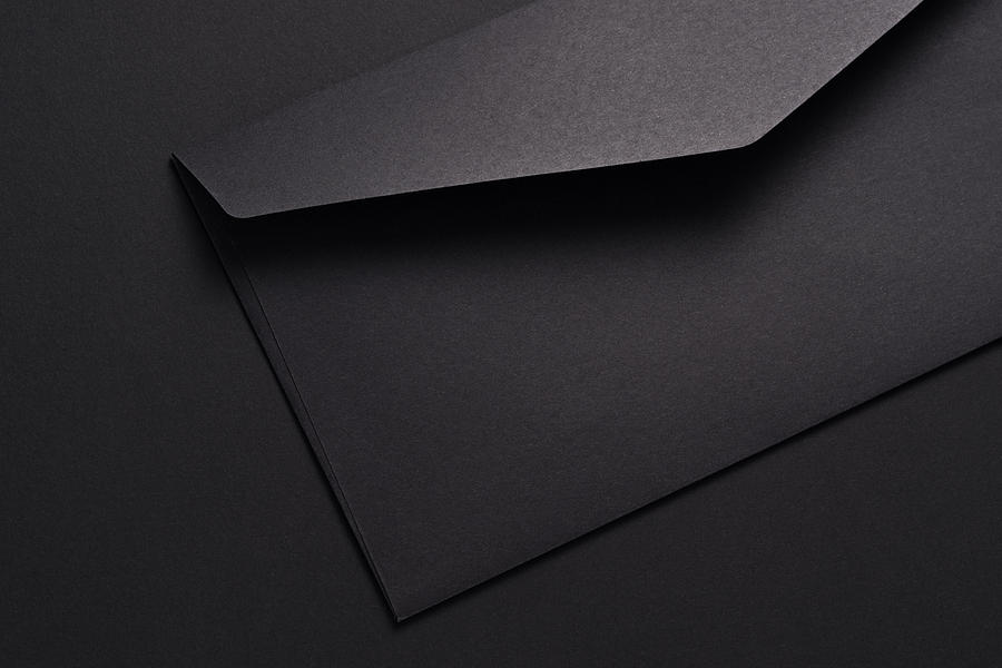 Opening Black Envelope Photograph by MirageC