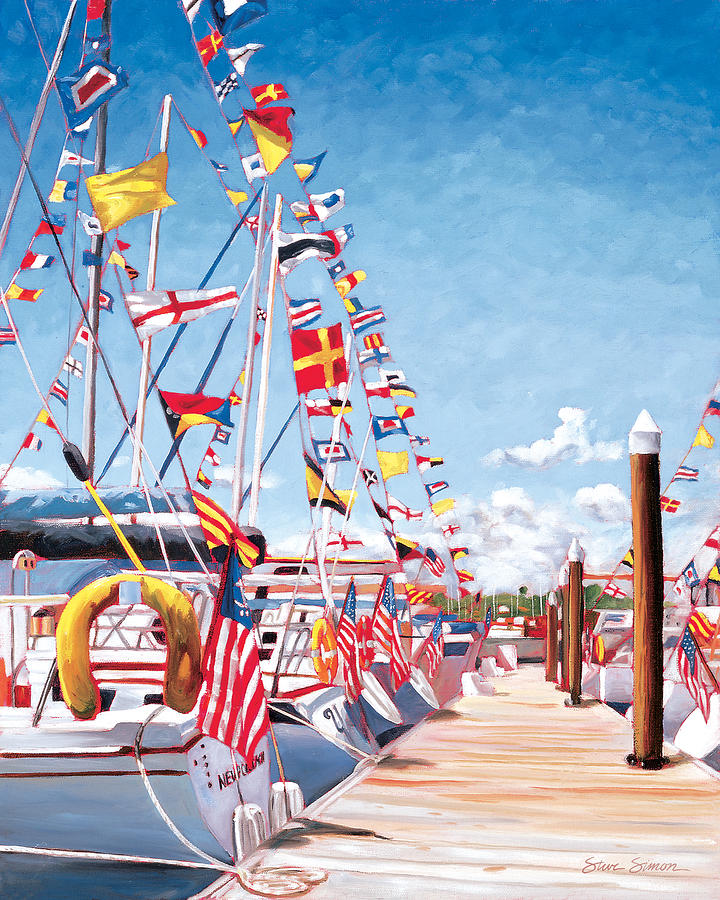 Balboa Painting - Opening Day by Steve Simon