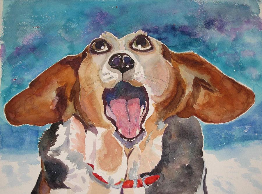 Wildlife Painting - Opera Dog by Brenda Kennerly Lannis