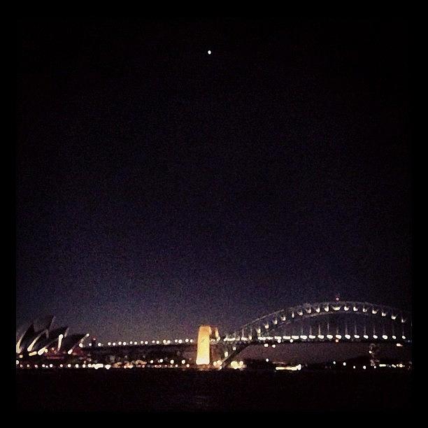Sydney Photograph - Opera House And The Harbor Bridge by Nadia S