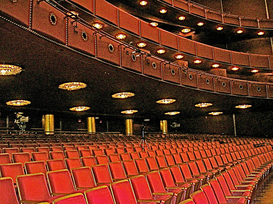 Opera House Auditorium in John F Kennedy Center for the Performing Arts-Washington DC  Photograph by Ruth Hager