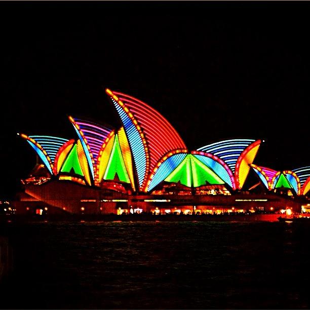 Opera House Sydney Vivid Photograph by Andrew Bond