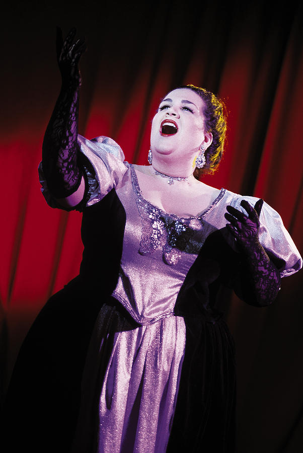 Opera singer Photograph by Comstock