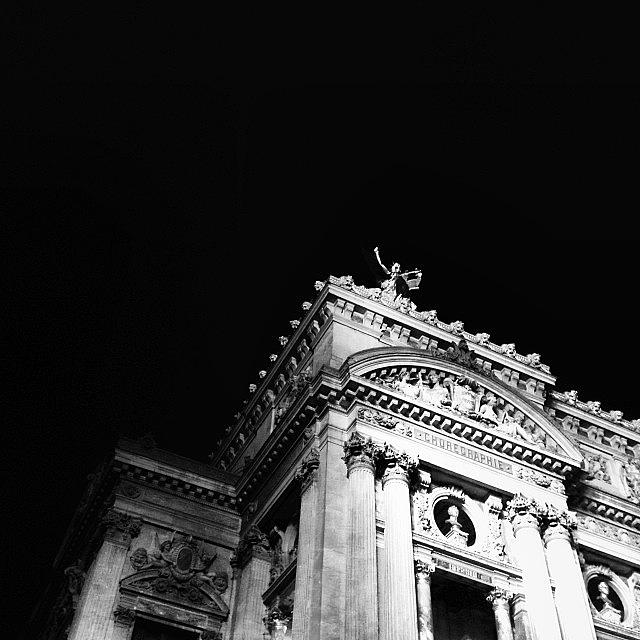 Paris Photograph - #operagarnier #paris #lights #monument by Caesar Gergess