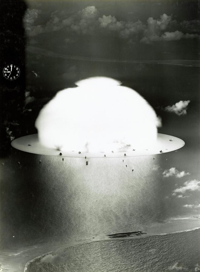 Operation Crossroads Atom Bomb Test Photograph by Library Of Congress