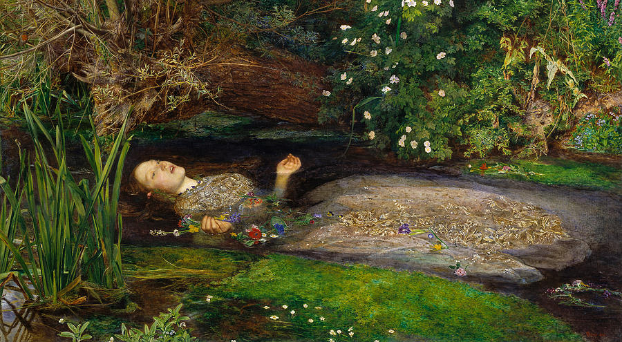 Image result for Ophelia by John Everett Millais