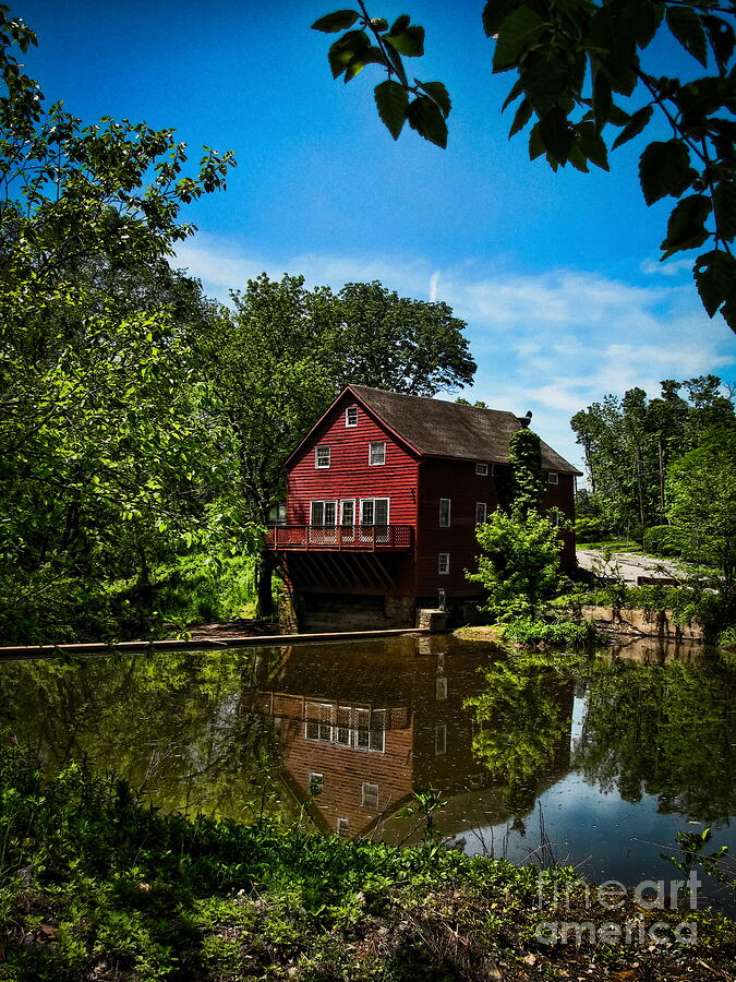 Architecture Photograph - Opies Grist Mill by Colleen Kammerer