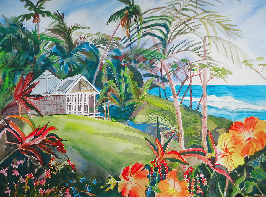 Opihikau View Painting by Diane Renchler