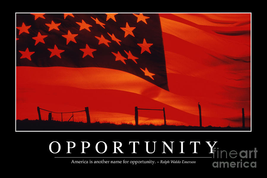 Opportunity Inspirational Quote Photograph by Stocktrek Images