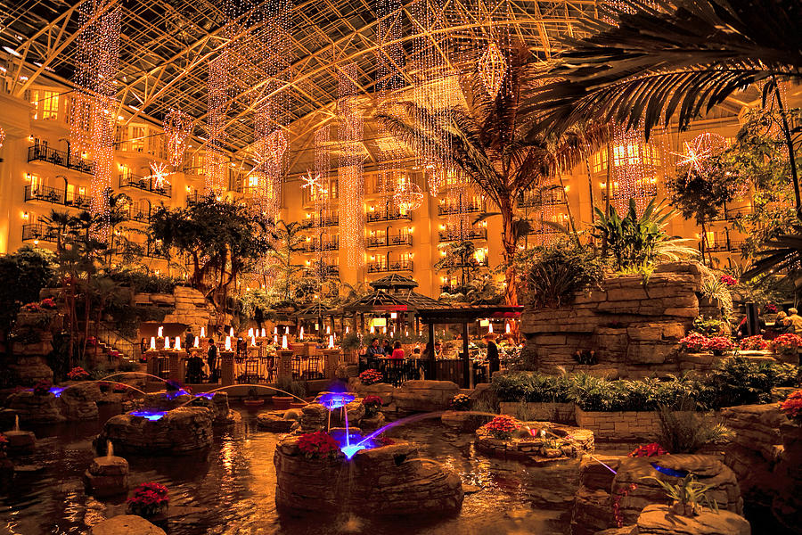 Opryland Hotel at Christmas 2 Photograph by Diana Powell