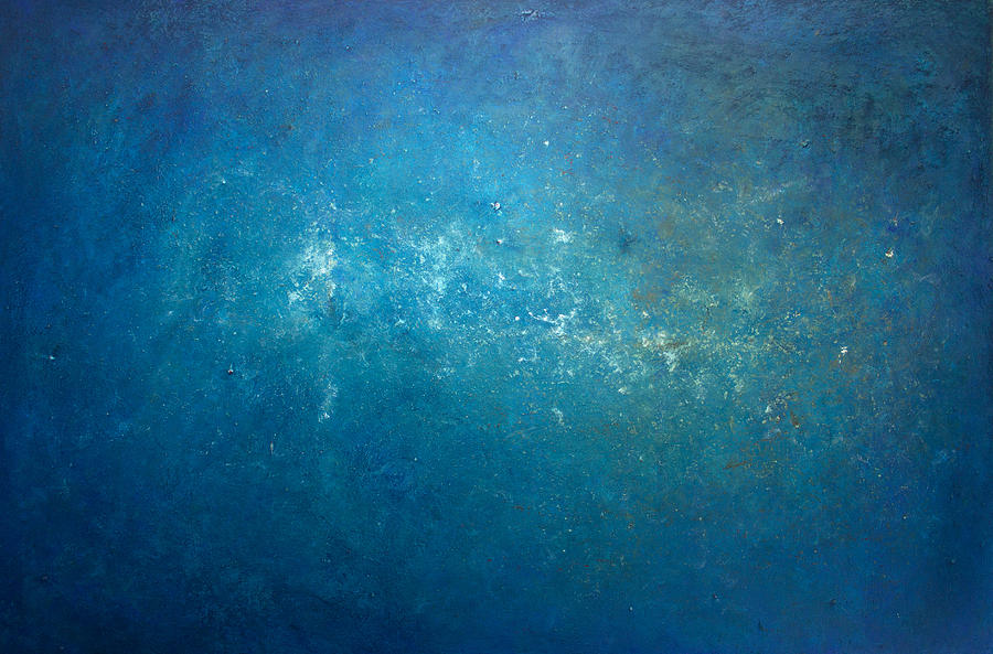Opt.1.15 Mr Blue Sky Painting by Derek Kaplan