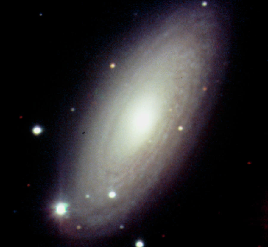 Optical Ccd Image Of The Spiral Galaxy Ngc 2841 Photograph by Dr ...