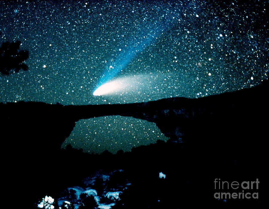 Optical Image Of Hale-bopp Comet Photograph by John Chumack