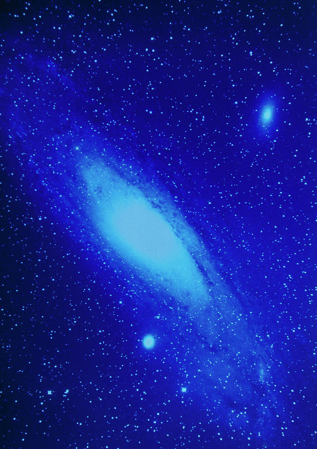 Optical Photo Of Andromeda Galaxy & Its Companions Photograph by Ronald Royer/science Photo Library