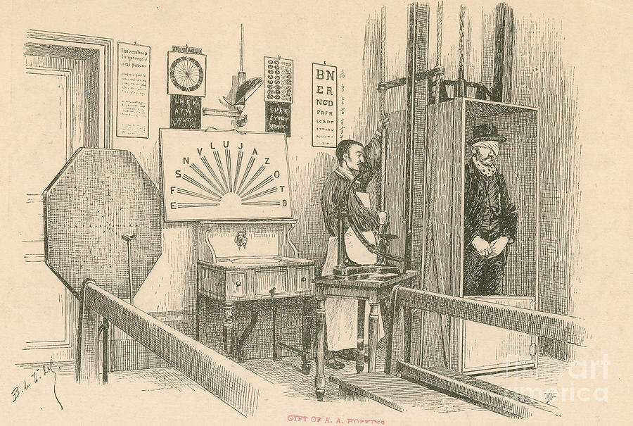 Optical Testing Room, 1892 Photograph by Science Source