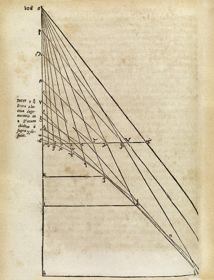 Optics Diagram Photograph by Middle Temple Library