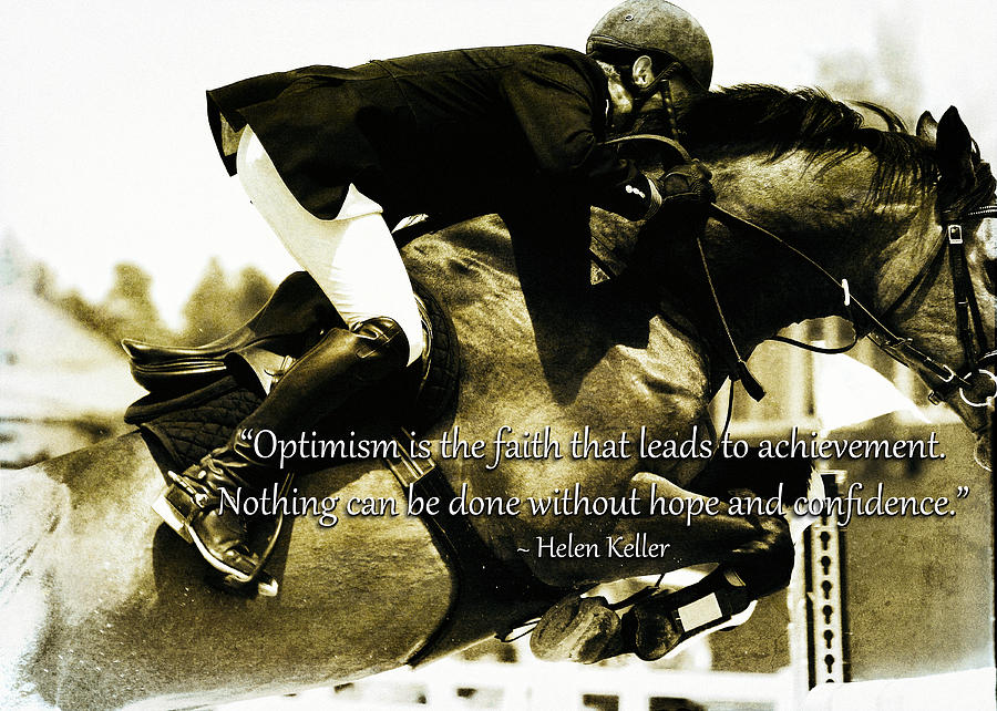 Optimism with Hope and Confidence Photograph by Lincoln Rogers